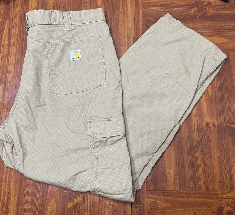 Carhartt Cargo Pants Tan Ripstop Utility